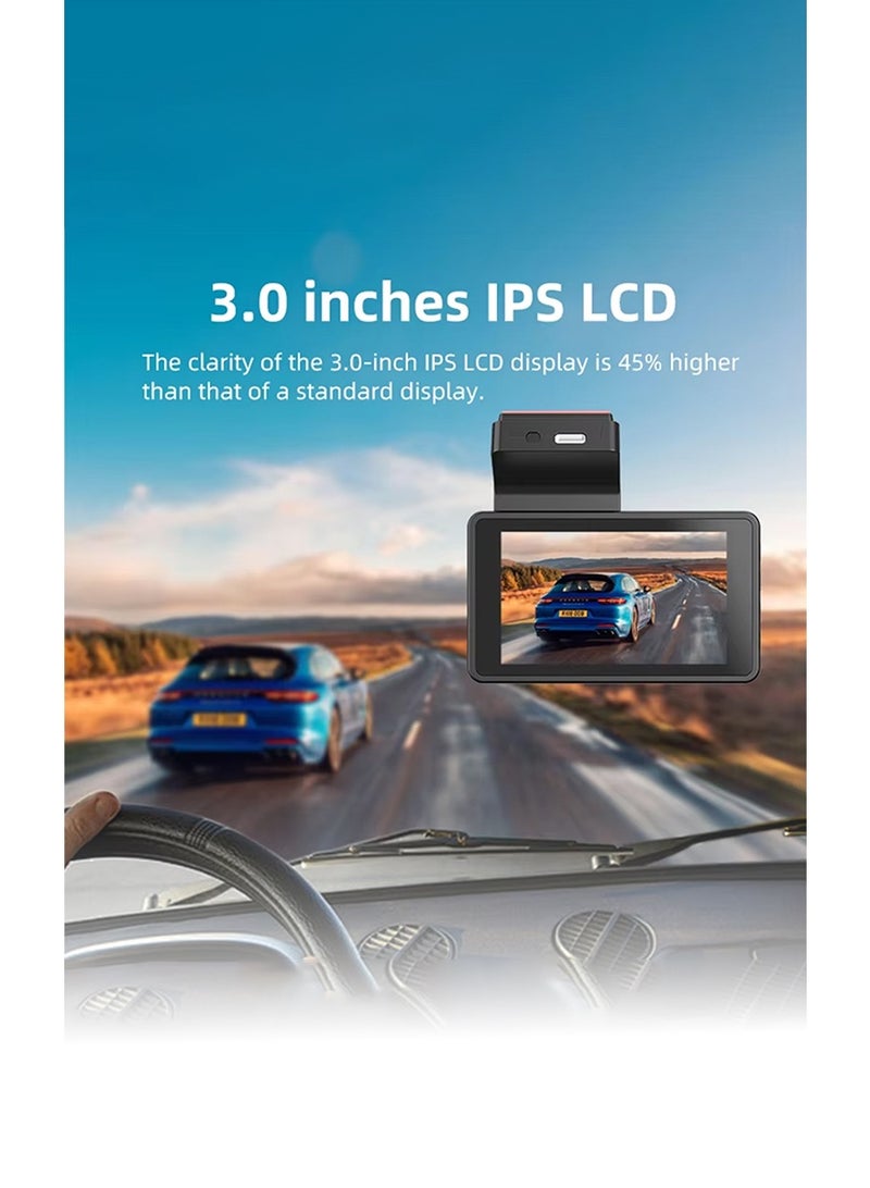 MR.SMART 4G Car DVR Dash Cam, 2K Front and 1080P Rear Camera, F1.6 Large Aperture, GPS, G-Sensor, Parking Monitoring, Dual Lens Dashboard Camera System - Image 3